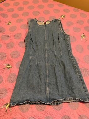 Women’s' Sleeveless Denim Dress - Blue